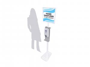 RELAB-907 Hand Sanitizer Stand w/ Graphic